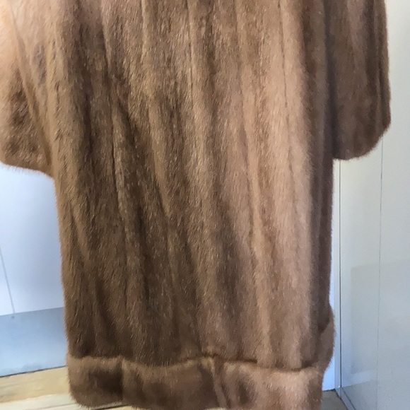 Mink vtg Coat Size missing. Med / large . As is - Picture 8 of 10